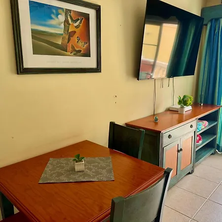 Prime Americas Getaway - With Huge Private Terrace & Pool Access لوس كريستيانوس